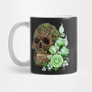 Unique Cool Floral Tree Spirit Skull Mug